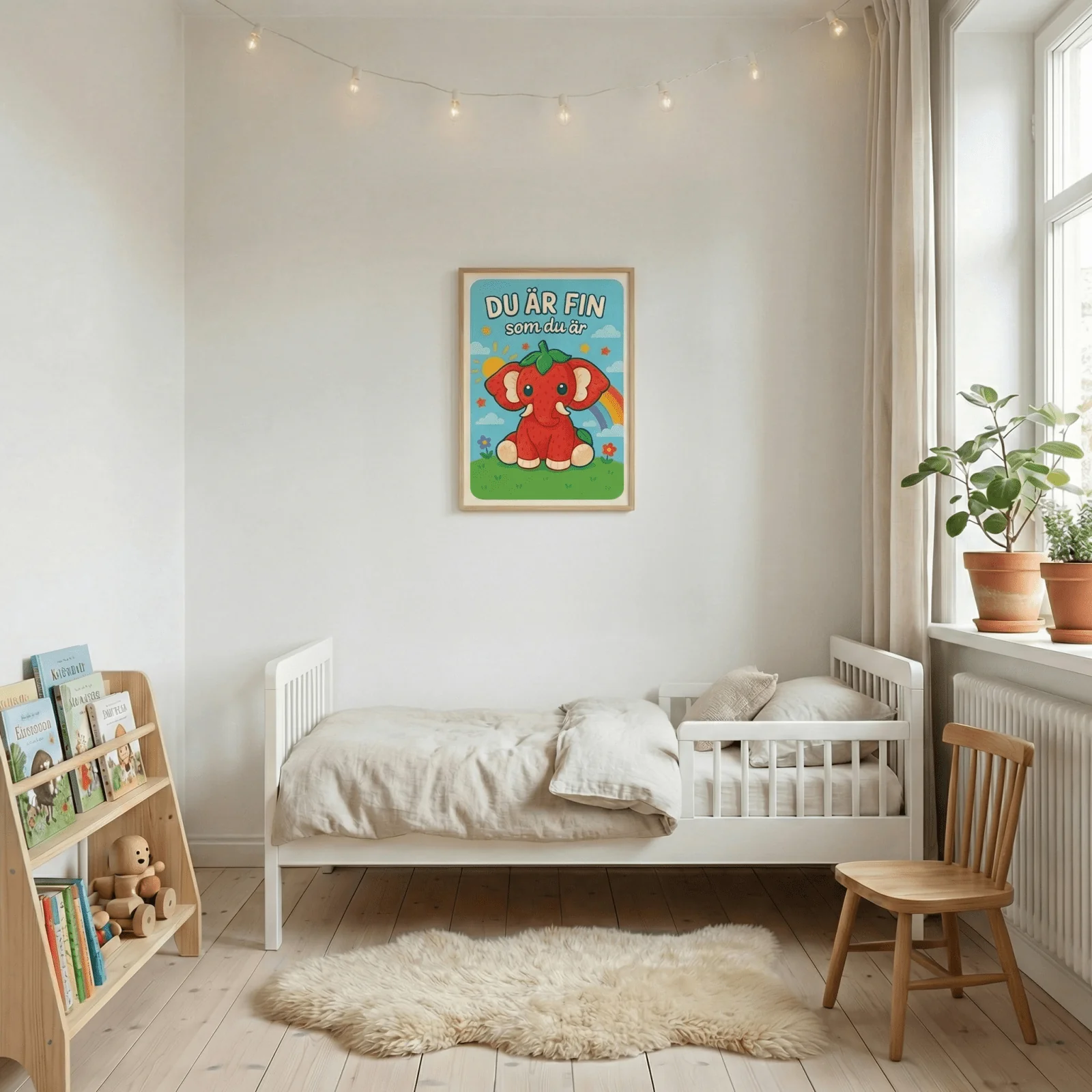 Du är fin - Poster (30x40cm)