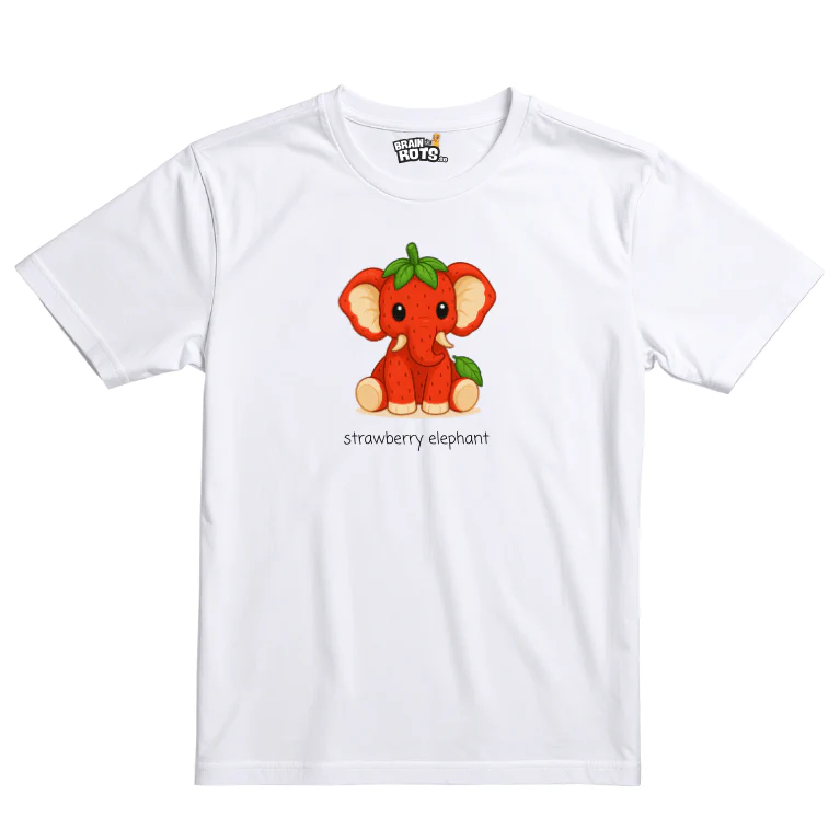 Strawberry Elephant – T-shirt